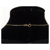 .925 Sterling Silver Agate Vermeil Pendant Necklace