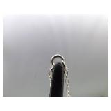 .925 Sterling Silver Petoskey Stone Cabochon Pendant Necklace