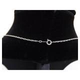 .925 Sterling Silver Reversible Eclipse Cat Agate  Pendant Necklace