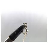 .925 Sterling Silver Abalone Pendant Necklace