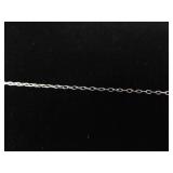 .925 Sterling Silver Infinity Heart Dancing Crystal Pendant Necklace