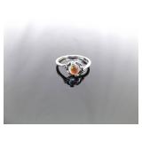 NEW .925 Sterling Silver Moonstone Crystal Ring Size 6