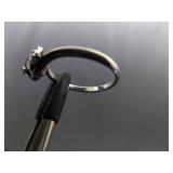 NEW .925 Sterling Silver Moonstone Crystal Ring Size 6