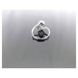 .925 Sterling Silver Mystic Quartz Crystal Ring Size 6.25