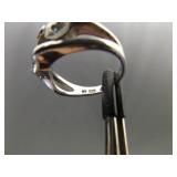 .925 Sterling Silver Zirconia Ring Size 7