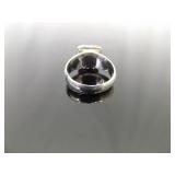 .925 Sterling Silver Silpada Zirconia Solitaire Ring Size 9