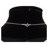 .925 Sterling Silver Kitty Cat Charms Pendant Necklace