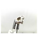 .925 Sterling Silver Kitty Cat Charms Pendant Necklace