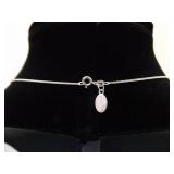 .925 Sterling Silver Napping Kitty Cat Charm Pendant Necklace