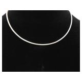 .925 Sterling Silver 18.25" Thicker Round Cable Snake Chain Necklace