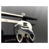 .925 Sterling Silver Moonstone Cabochon Amethyst and Peridot Dangle Hook Earrings