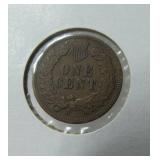 1907 Indian Head Partial Liberty Penny