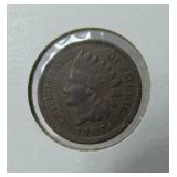 1907 Indian Head Partial Liberty Penny