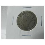 5 Collectible 1893 - 1908 Nickels