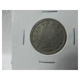 5 Collectible 1893 - 1908 Nickels