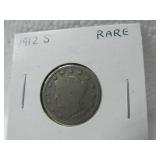 1912 S Victory Nickel *Rare*