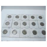 39 Buffalo Nickels