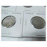39 Buffalo Nickels