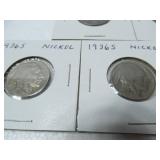 39 Buffalo Nickels