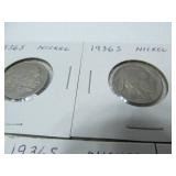 39 Buffalo Nickels