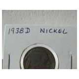 1938 D Buffalo Nickel