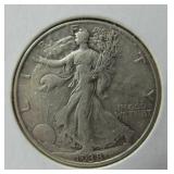 1938 Walking Liberty Half Dollar