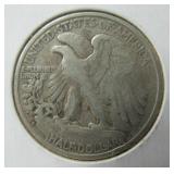 1939 S Walking Liberty Half Dollar