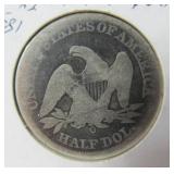 1854 O Seated Liberty Half Dollar