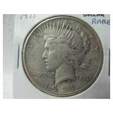 1921 Silver Peace Dollar *Rare*