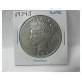 1934 S Silver Peace Dollar *Rare*