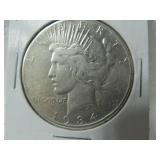 1934 S Silver Peace Dollar *Rare*