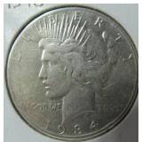 1934 S Silver Peace Dollar *Rare*