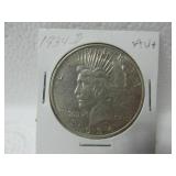 1934 D Silver Peace Dollar