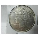 1934 D Silver Peace Dollar