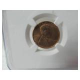 1946 D Lincoln Penny MS 66 RD (Slab)