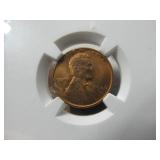 1946 D Lincoln Penny MS 66 RD (Slab)
