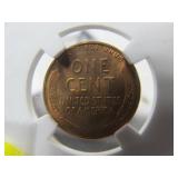 1946 D Lincoln Penny MS 66 RD (Slab)