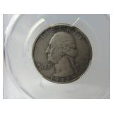 1937 S Washington Quarter PCGS F15 (Slab)