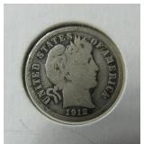 1912 D Barber Dime