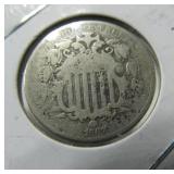 1867 Shield Nickel