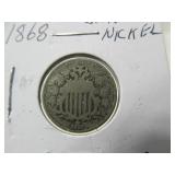 1868 Shield Nickel