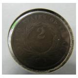 1864 Two Cent Piece