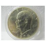 1974 Silver Eisenhower Dollar