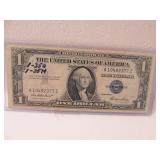 Two $1 Dollar Silver Certificates