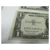 Two $1 Dollar Silver Certificates