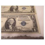 3  One Dollar Silver Certificates