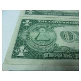 3  One Dollar Silver Certificates