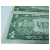 3  One Dollar Silver Certificates