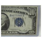 1934 D  $10 Silver Certificate