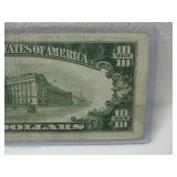1934 D  $10 Silver Certificate